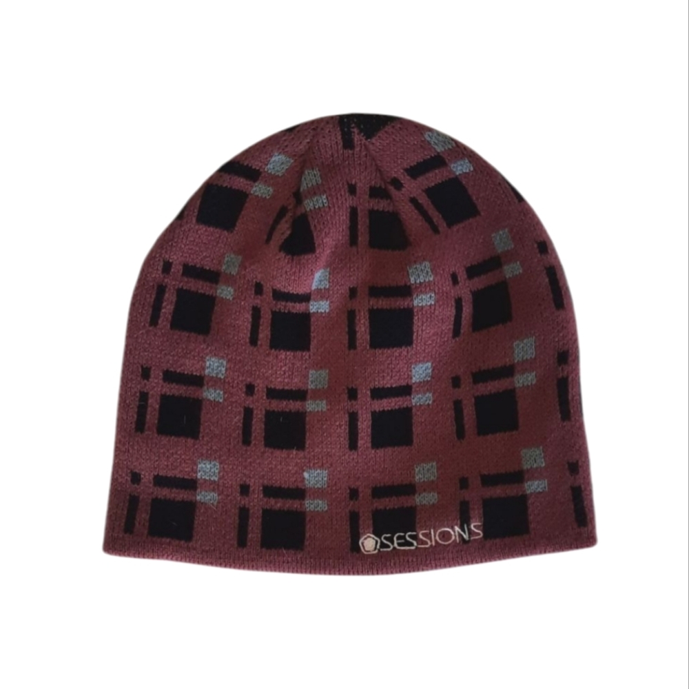 Sessions Beanie Skullcap Maroon